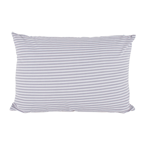 Maine & Crawford Cael 45x30cm Cotton Candy Stripe Cushion - Grey/White