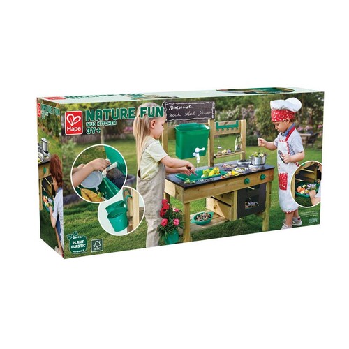 Hape Outdoor Kitchen Pretend Play Kids Activity Toy 3Y+