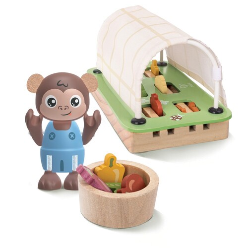 Hape Organic Greenhouse Playset Toddler Activity Toy 3+