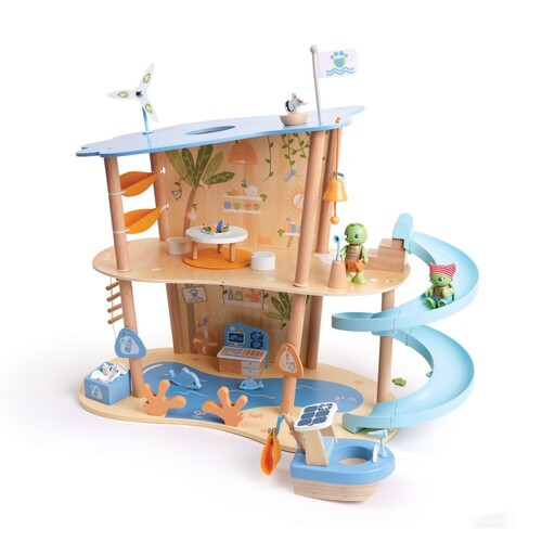 Hape Ocean Rescue Beach House Kids/Toddler Activity Toy 3+