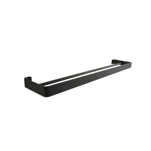 Maine & Crawford Mac 60x12cm Metal Towel Rack - Black