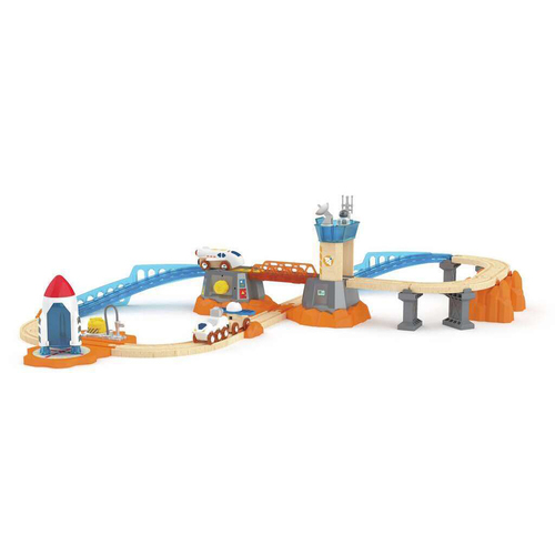 Hape Mars Mission Launch Set Creative Play Toy for Kids 3Y+