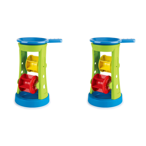 2PK Hape Double Sand and Water Wheel Fun Toy for Kids 18M+