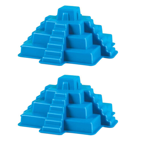 2PK Hape Sand Mould Kids/Toddler Toy 18m+ - Mayan Pyramid