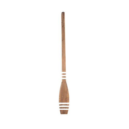 Maine & Crawford Hadlee 120cm Wood Oar Paddle - Brown/White