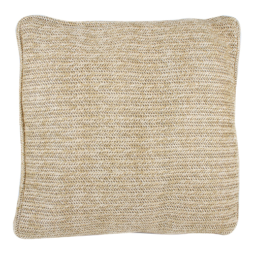 Maine & Crawford Aarav 40cm Fabric Chair Cushion - Natural