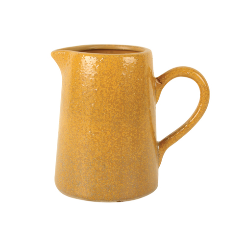 Maine & Crawford Naomi 19x18cm Ceramic Jug w/ Handle - Mustard