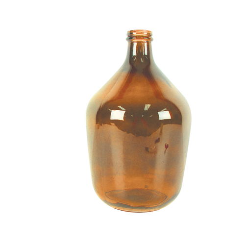 Maine & Crawford Burch Bottle Neck 38x23cm Glass Vase - Burnt Orange