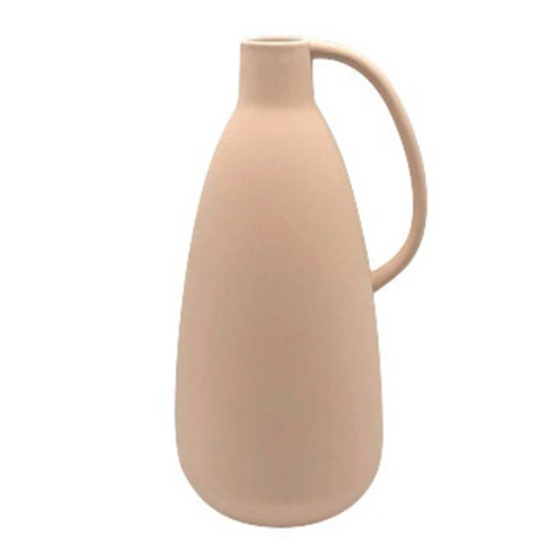 Maine & Crawford Paola 36cm Textured Ceramic Vase - Caramel