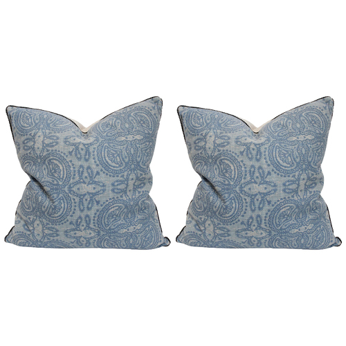 2PK LVD Farmhouse Chic Polylinen Cushion Pillow 50x50cm Square