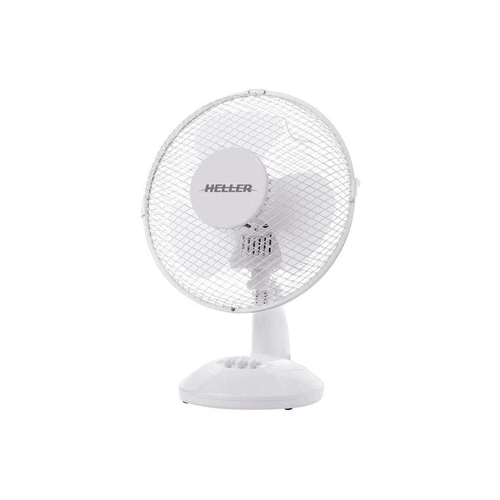 Heller 23cm Compact Cooling Home/Office Desk Fan 20W - White