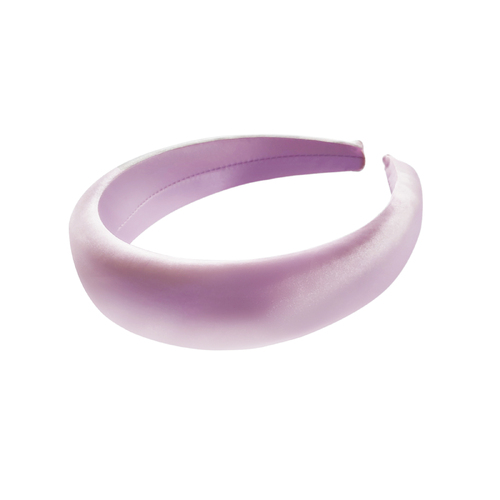 Culturesse Evalina Satin Silky 15.8cm Headband - Lilac