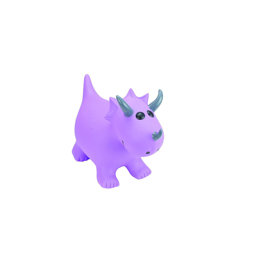 Happy Hopperz Purple Triceratops Kids/Childrens Bouncy Toy  Ride On 12m+