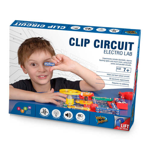 Heebie Jeebies Clip Circuit Electrolab Kids Science Toy Set 7+