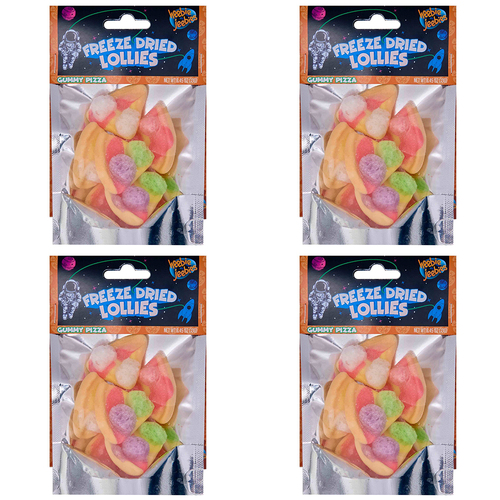 4PK Heebie Jeebies Freeze Dried Gummy Pizza 13g Mini Pack