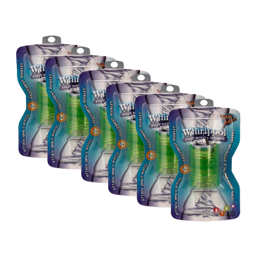 6PK Heebie Jeebies Pocket Money Science Whirlpool Bottle Vortex Valve Toy Asst