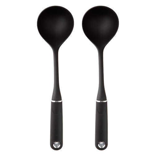 2PK MasterCraft Soft-Grip Nylon Soup Ladle