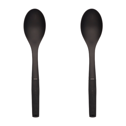 2PK KitchenAid Nylon Soft Touch Basting Spoon - Black