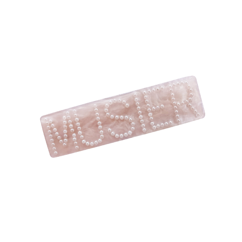 Culturesse 8.5cm Musier Hair Barrette - Light Pink