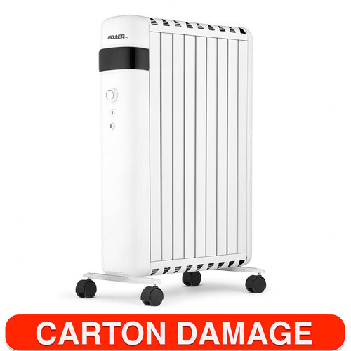 Heller 2000W Oil Free Column Heater - White