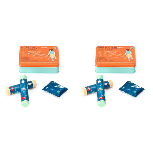 2PK Legami Hopscotch Assorted Colour Chalk w/ Metal Box Set