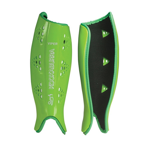 Kookaburra Viper Field Hockey Shinguards Pair Lime Size Small