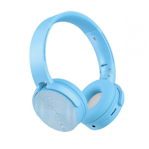 Laser Kids Bluetooth Wireless Foldable Headphones - Blue