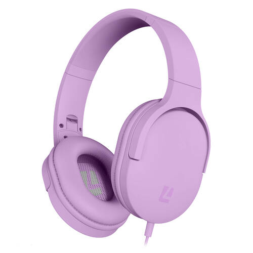 Liquid Ears All Day 3.5mm Wired Over-Ear Foldable Headphone Lavender