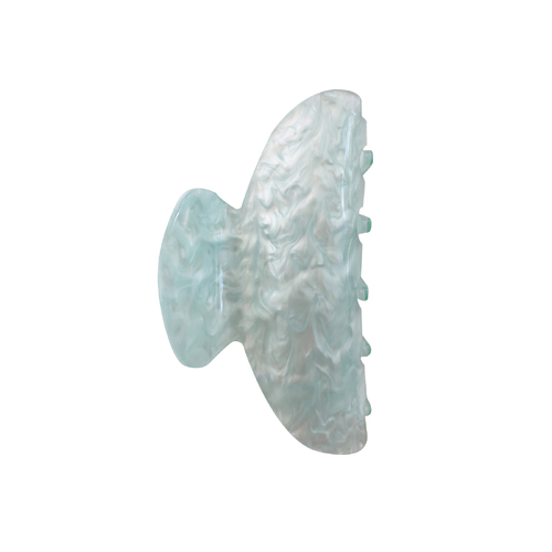 Culturesse Everlee Medium Shimmer 8.2cm Hair Claw - Aqua