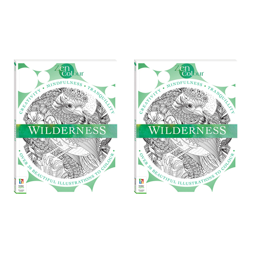 2PK Art Maker Zen Colour Wilderness Activity Colouring Book