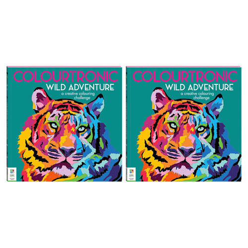 2PK Art Maker Colourtronic Wild Adventure Colouring Book 6+