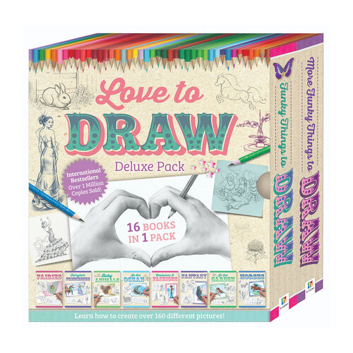 Kaleidoscope Love to Draw Binder Deluxe Pack Instruction Guide Book