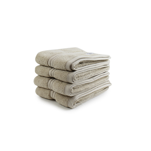 4pc Onkaparinga 45x65cm Flinders Hand Towel 600GSM Linen