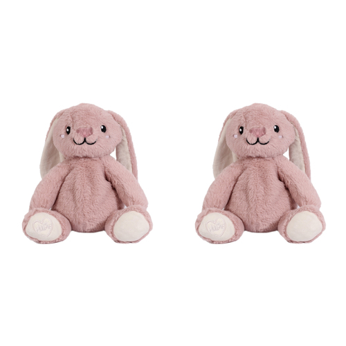 2PK Splosh Toasty Hugs Blossom Bunny Soft Plush 35cm Toy Baby 0+ Pink