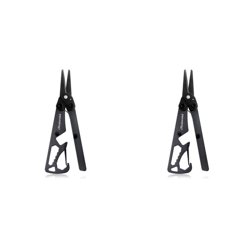 2PK HardwareLab Foldable Scissors/Shears Camping/Hiking - Black