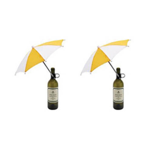 2PK Winex Wine Bottle Shade/Champagne Light Cover - Yellow