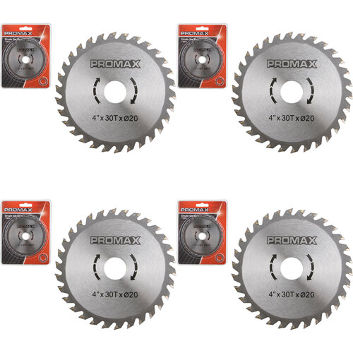 4PK Promax Circular Metal Saw Blade Precision Cut 11cm