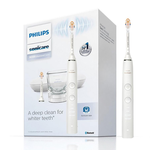 Philips HX9912/63 Sonicare Electric Toothbrush DiamondClean 9000 White