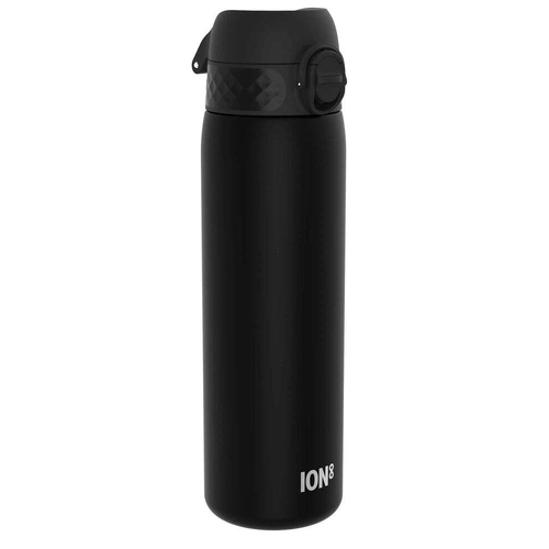 Ion8 Slim Recyclon Plastic Drink/Water Bottle Black 500ml