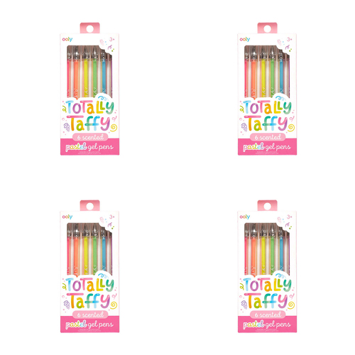 4x 6pc Ooly Totally Taffy Scented Gel Pens Writing Stationery 3y+