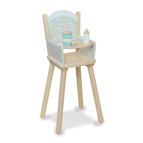 Indigo Jamm Petworth High Chair 53cm Wooden Toy Kids Pretend Play 18m+