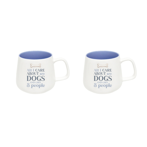 2PK Splosh I Love My All I Care About 12cm Hot/Cold Drinking Ceramic Mug