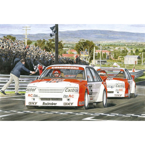 Impact Merch Mike Harbar Holden Bathurst 1984 Regular Sized Poster 92x61cm