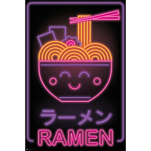 Impact Merch Ramen Neon Regular Sized Poster 92x61cm