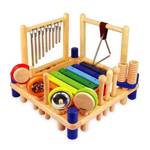 Im Toy Melody Mix Wooden 32.5cm Musical Instruments Kids Toy Set 3+