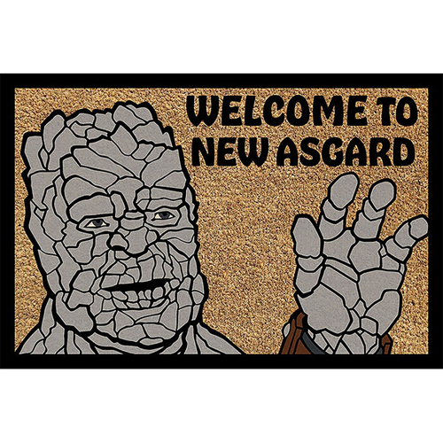 Marvel MCU Thor: Love And Thunder Korg New Asgard Themed Front Doormat