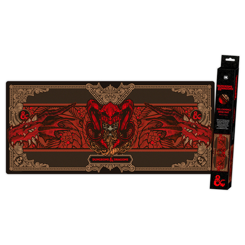 Dungeons & Dragons Heads Themed XXL Gaming Computer Mouse/Desk Pad