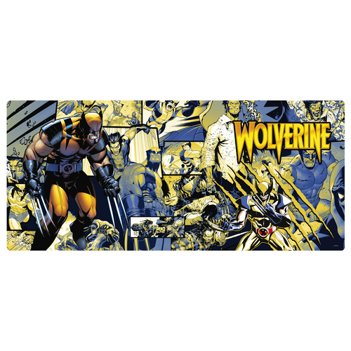 Marvel Comics Wolverine X Men Gaming Desk/Mouse Mat Rectangle 90x40cm - XXL