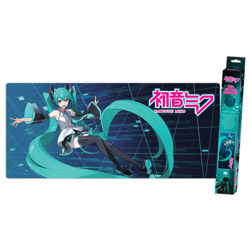 Hatsune Miku Solo Gaming Desk/Mouse Mat Rectangle 90x40cm - XXL