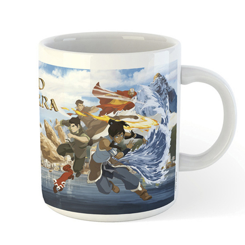 The Legend of Korra Elements Themed Printed Coffee Mug Drinking Cup 300ml